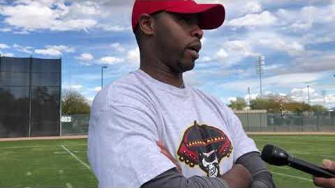 Watch: Tucson Sugar Skulls coach Marcus Coleman recaps first practice